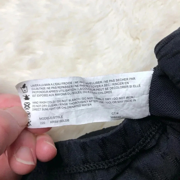 Krista Swimsuit 2 Piece Black  Size Extra Large - Picture 15 of 15